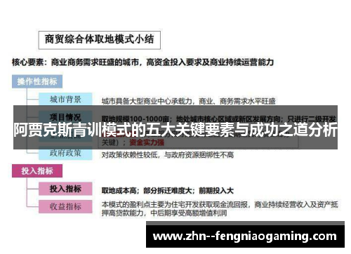 阿贾克斯青训模式的五大关键要素与成功之道分析